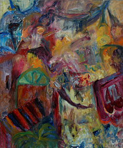 Jerusalem, 2005, oil/canvas, 120x100cm